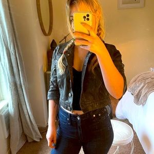 Cropped BB Dakota Vegan Leather Jacket